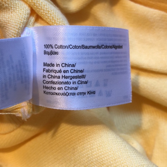 Cotton Brooks Brothers sunshine yellow and white button up cardigan - Picture 9 of 9